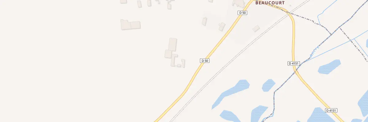 Plan du 6 Rue d’Albert à Beaumont-Hamel