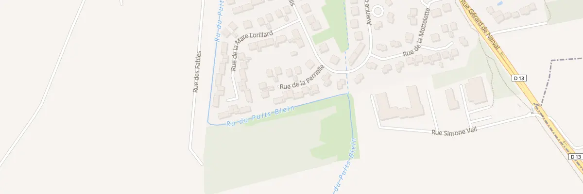 Plan du 8 Rue de la Pernelle à Othis