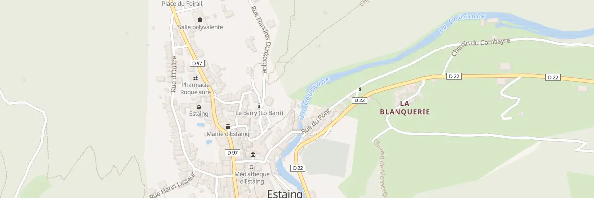 Plan du 5227 Estaing à Estaing