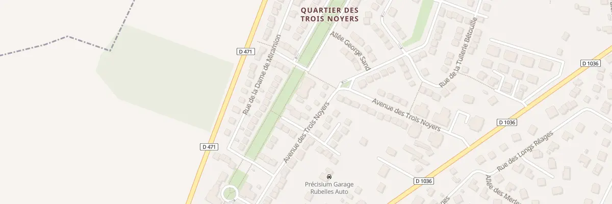 Plan du 18 Av des Trois Noyers à Rubelles