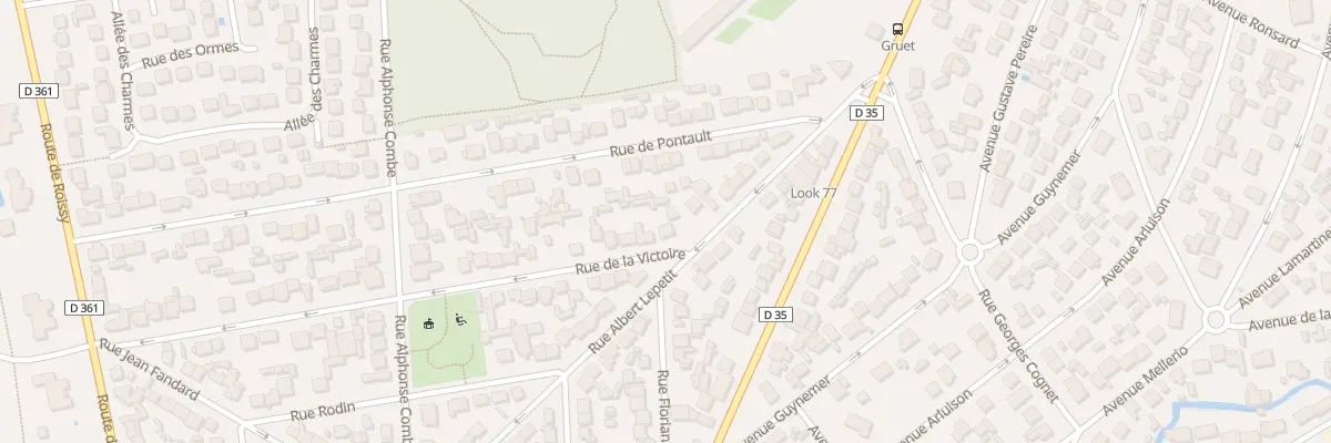 Plan du 17T Rue Albert Lepetit à Ozoir-la-Ferrière