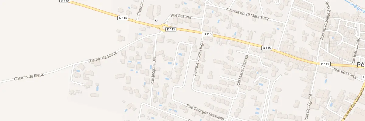 Plan du 4 Rue Georges Brassens à Pépieux