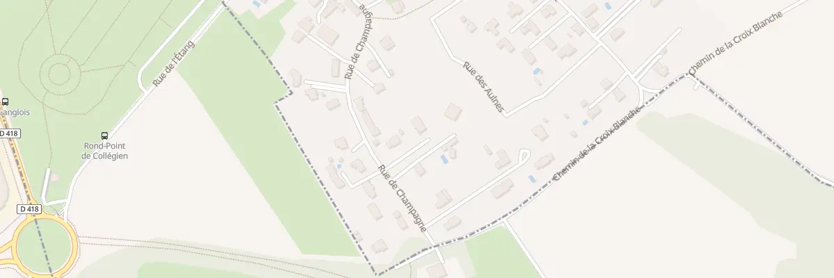 Plan du 34B Rue de Champagne à Bussy-Saint-Martin