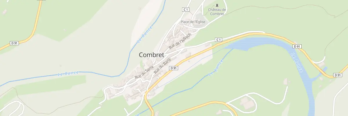 Plan du 5259 Rue du Barry à Combret