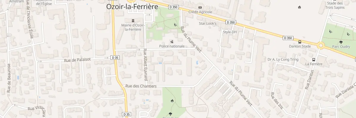 Plan du 5 Rue Jean Mermoz à Ozoir-la-Ferrière