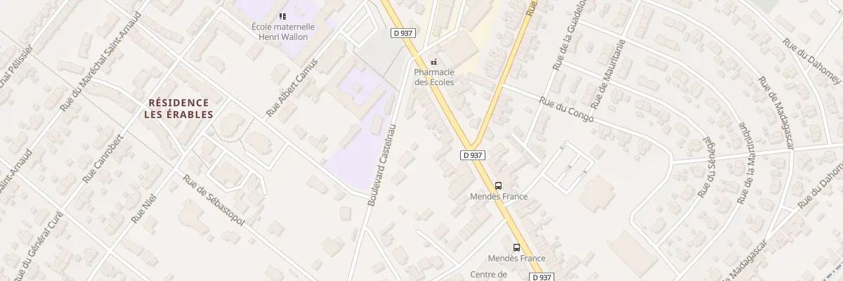 Plan du 390 Rue Nationale à Nœux-les-Mines