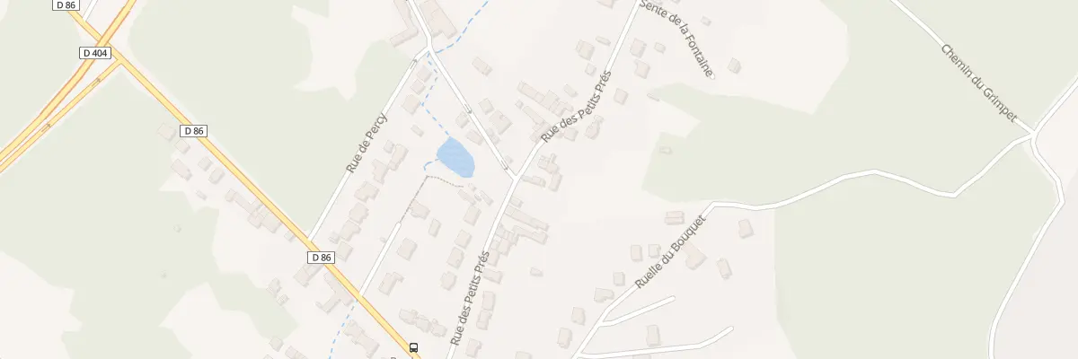 Plan du 30 Rue des Petits Prés à Villevaudé