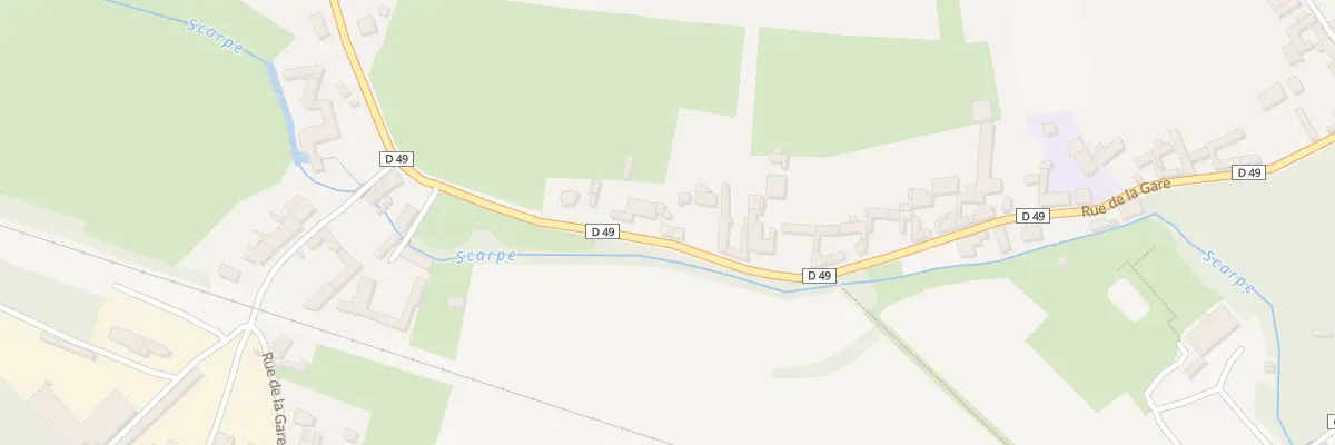 Plan du 52 Rue de la Gare à Mont-Saint-Éloi