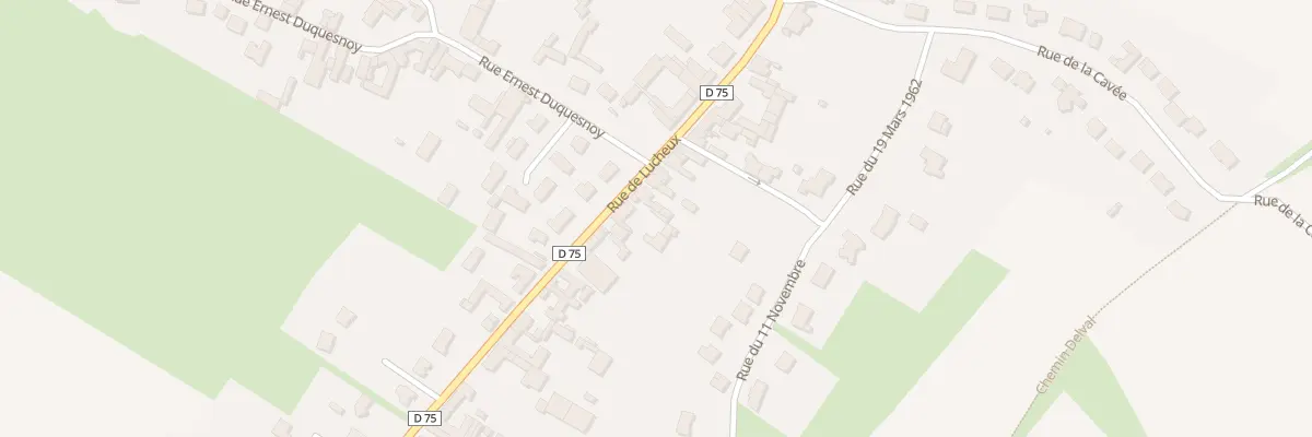 Plan du 92 Rue de Lucheux à Bouvigny-Boyeffles