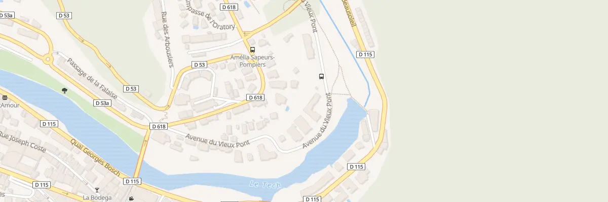 Plan du 25T Av du Vieux Pont à Amélie-les-Bains-Palalda