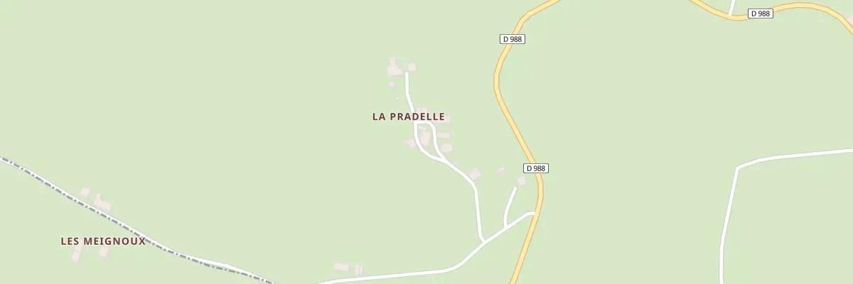 Plan du 5486 La Pradelle à Pionsat