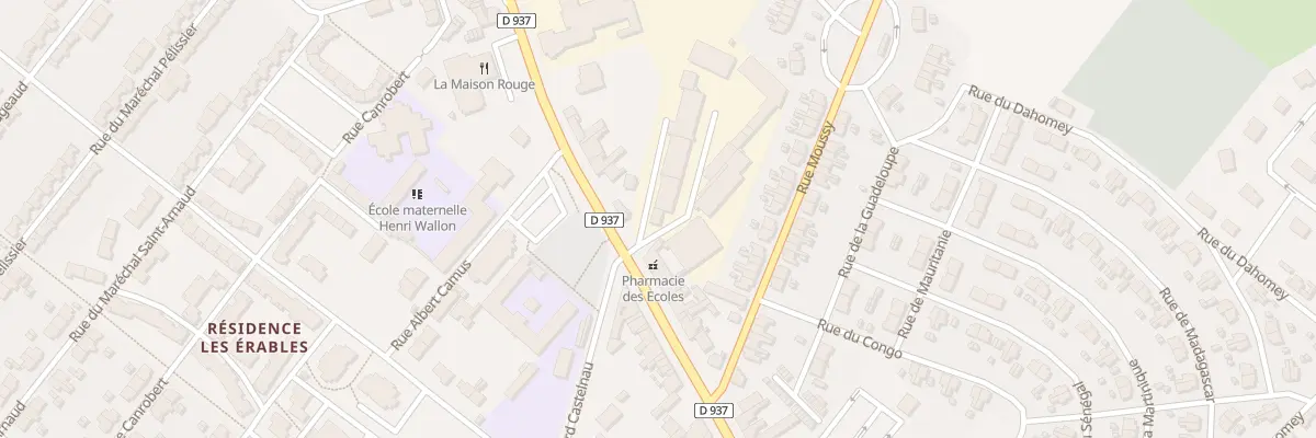 Plan du 421 Rue Nationale à Nœux-les-Mines