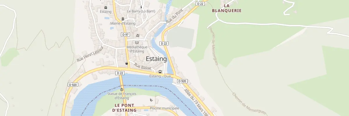 Plan du 5131 Estaing à Estaing