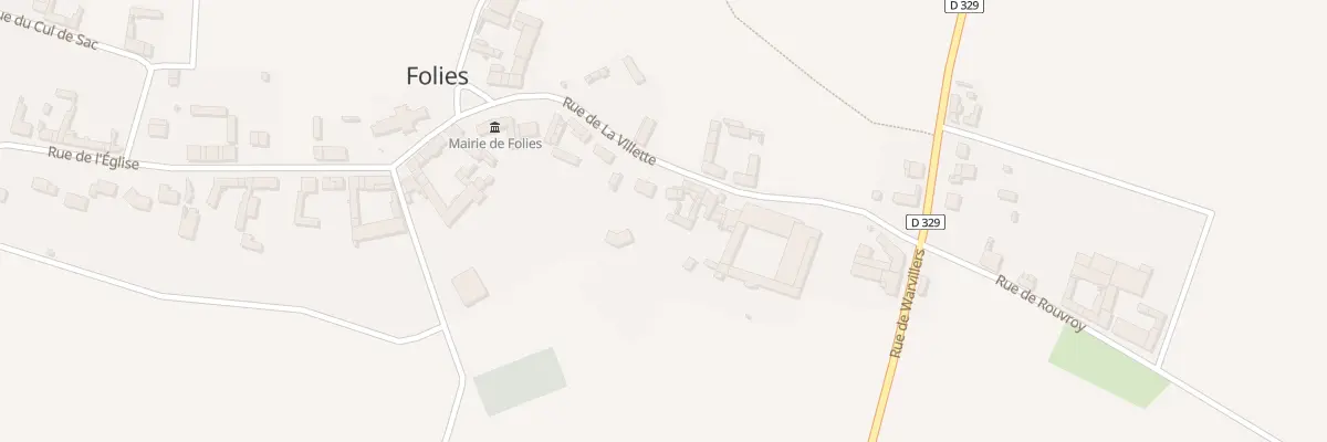 Plan du 4T Rue de la Villette à Folies