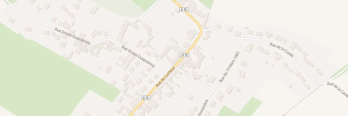 Plan du 105 Rue de Lucheux à Bouvigny-Boyeffles
