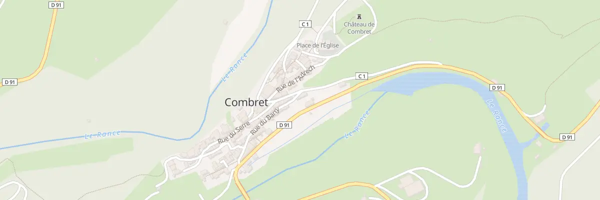 Plan du 5028 Rue de la Clède à Combret