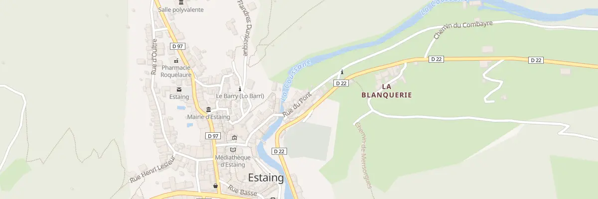 Plan du 5228 Estaing à Estaing