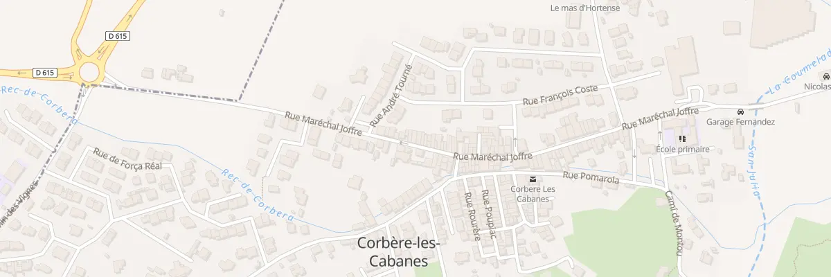Plan du 84 Rue Mal Joffre à Corbère-les-Cabanes