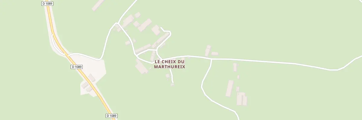 Plan du 5351 Le Cheix du Marthuret à Pionsat
