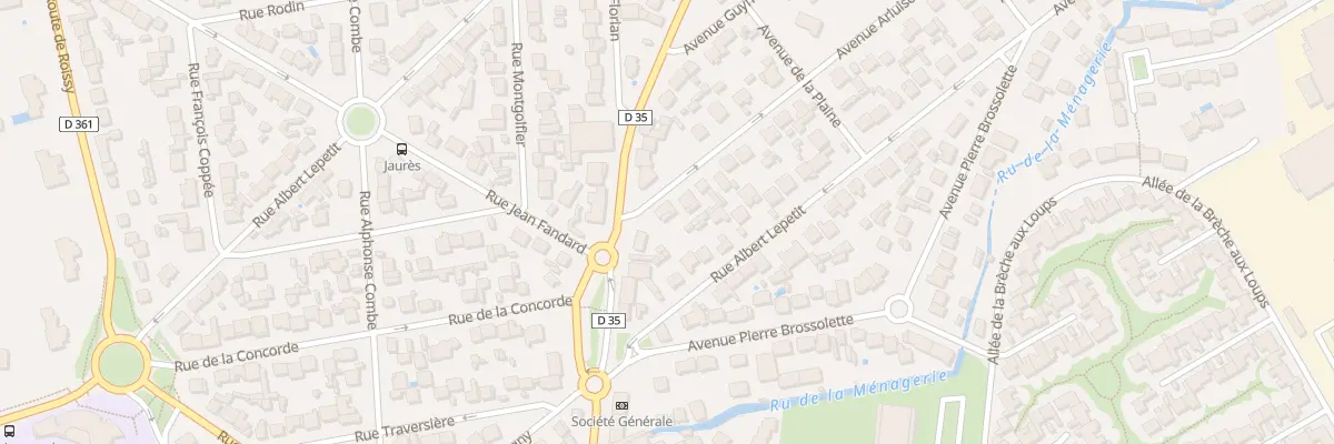Plan du 2 Av Arluison à Ozoir-la-Ferrière