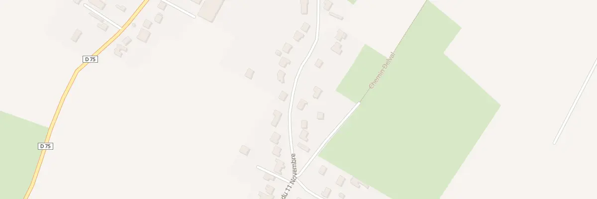 Plan du 52B Rue du 11 Novembre à Bouvigny-Boyeffles