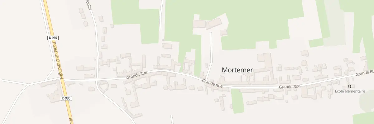 Plan du 27 Gr Grande Rue à Mortemer