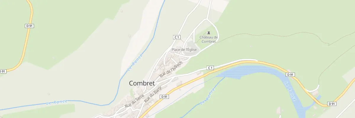 Plan du 5014 Tra de l’Adrech à Combret