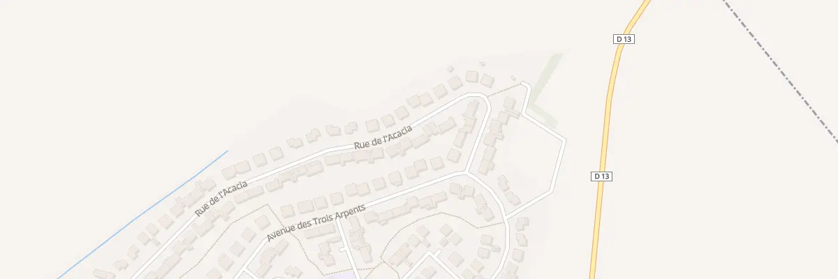 Plan du 50 Rue de l’Acacia à Othis