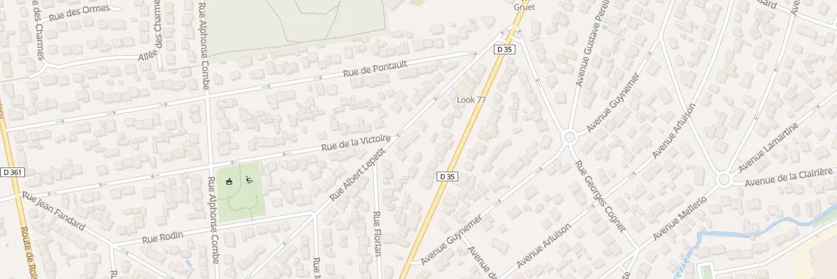 Plan du 8 Rue Albert Lepetit à Ozoir-la-Ferrière