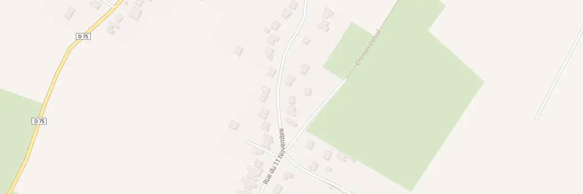 Plan du 52 Rue du 11 Novembre à Bouvigny-Boyeffles