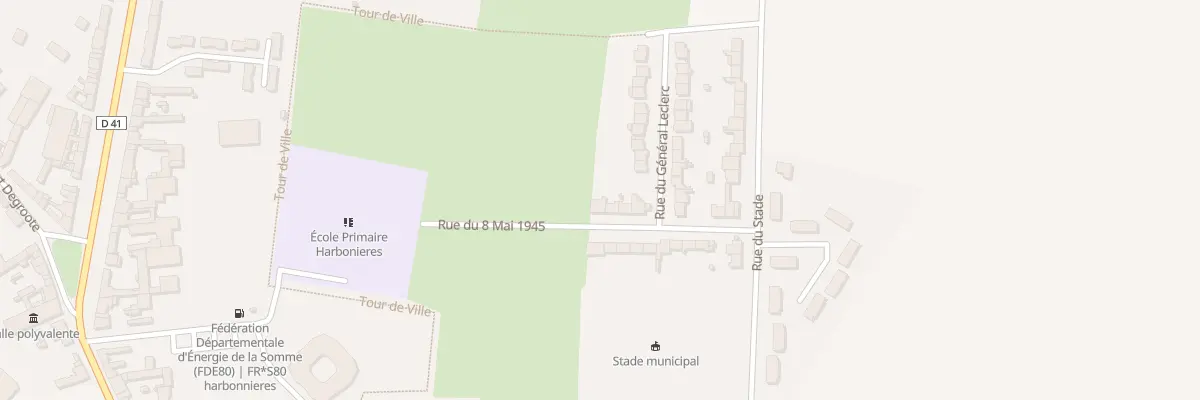 Plan du 12 Rue du 8 Mai 1945 à Harbonnières
