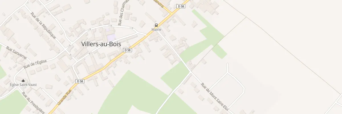 Plan du 6 Rue de Mont St Eloi à Villers-au-Bois