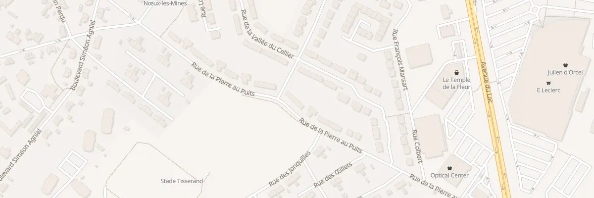 Plan du 47 Rue de la Pierre au Puits à Nœux-les-Mines