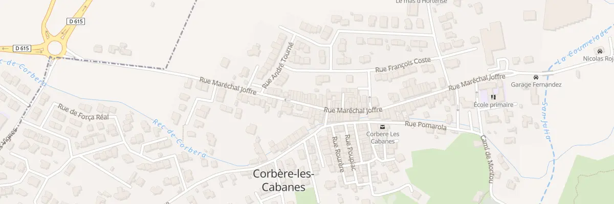 Plan du 76 Rue Mal Joffre à Corbère-les-Cabanes