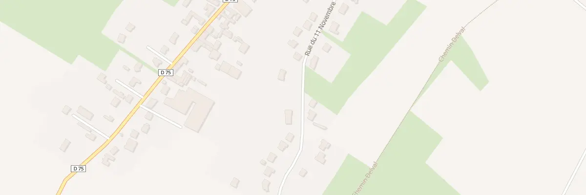 Plan du 83 Rue du 11 Novembre à Bouvigny-Boyeffles
