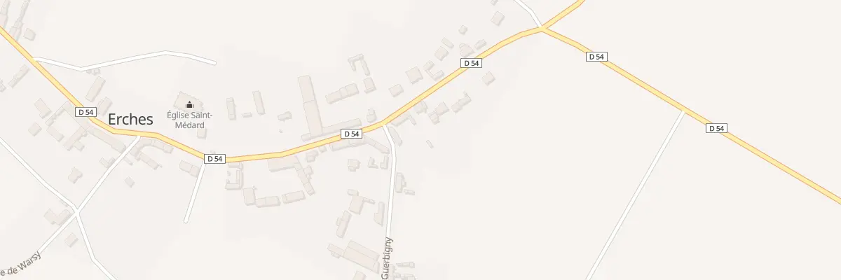 Plan du 14 Rue du Quesnoy à Erches