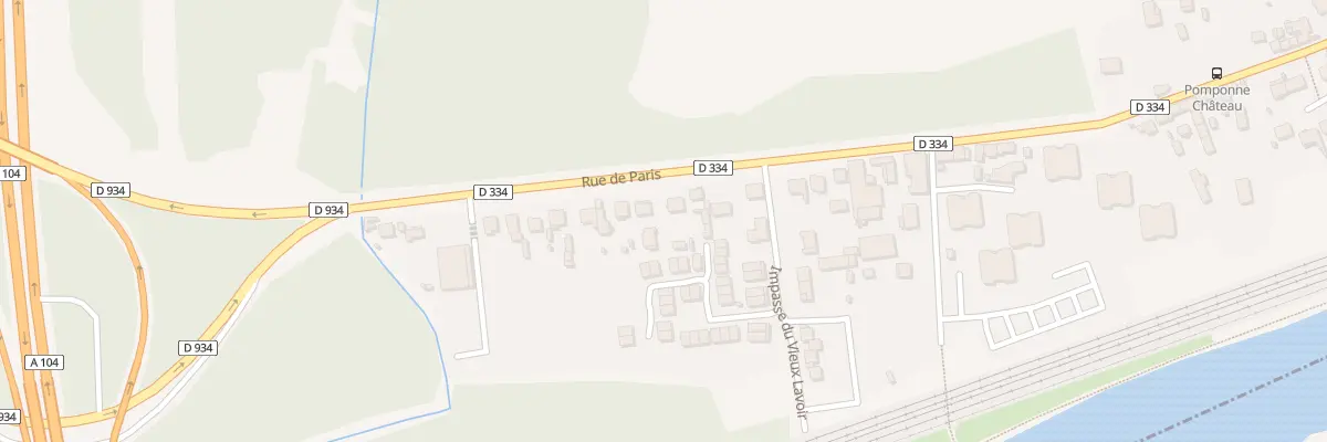 Plan du 51 Rue de Paris à Pomponne