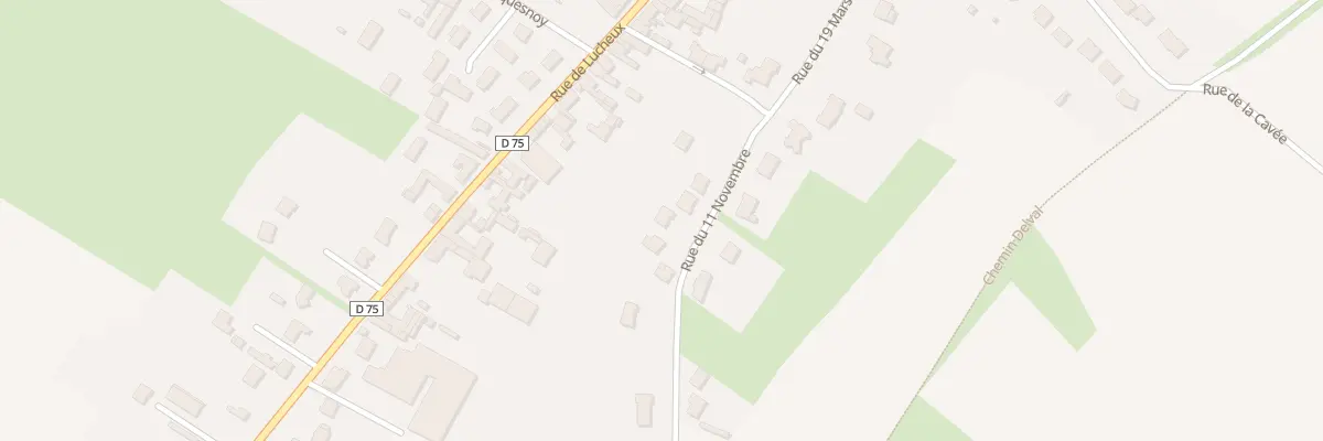 Plan du 89 Rue du 11 Novembre à Bouvigny-Boyeffles