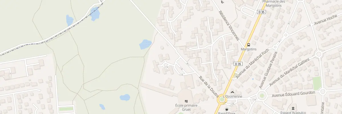 Plan du 2 Rue de la Doutre à Ozoir-la-Ferrière