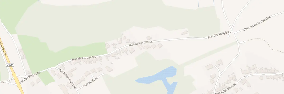 Plan du 35 Rue des Bruyères à Beuvry