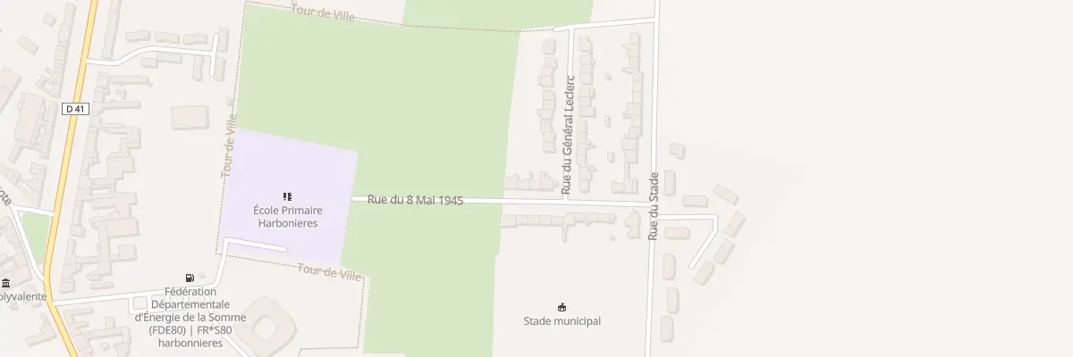 Plan du 8 Rue du 8 Mai 1945 à Harbonnières