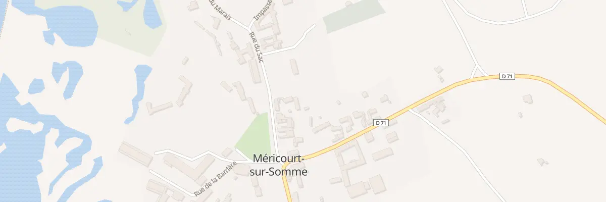 Plan du 6 Rue du Sac - Mericourt à Étinehem-Méricourt