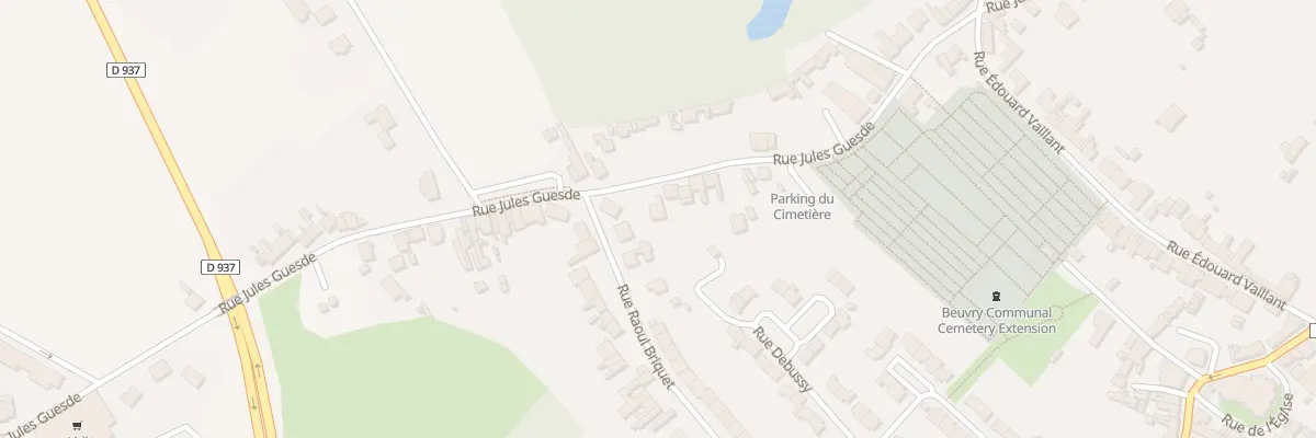 Plan du 49 Rue Jules Guesde à Beuvry