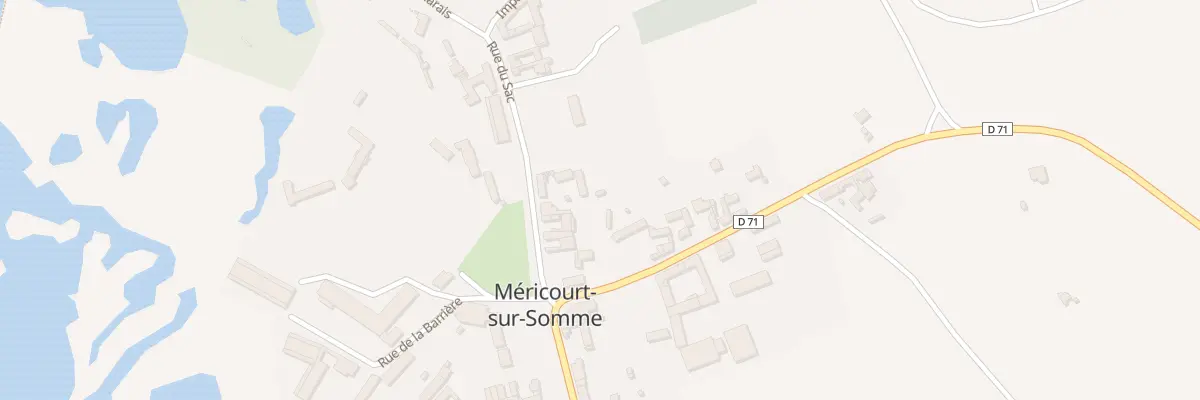 Plan du 4 Rue du Sac - Mericourt à Étinehem-Méricourt