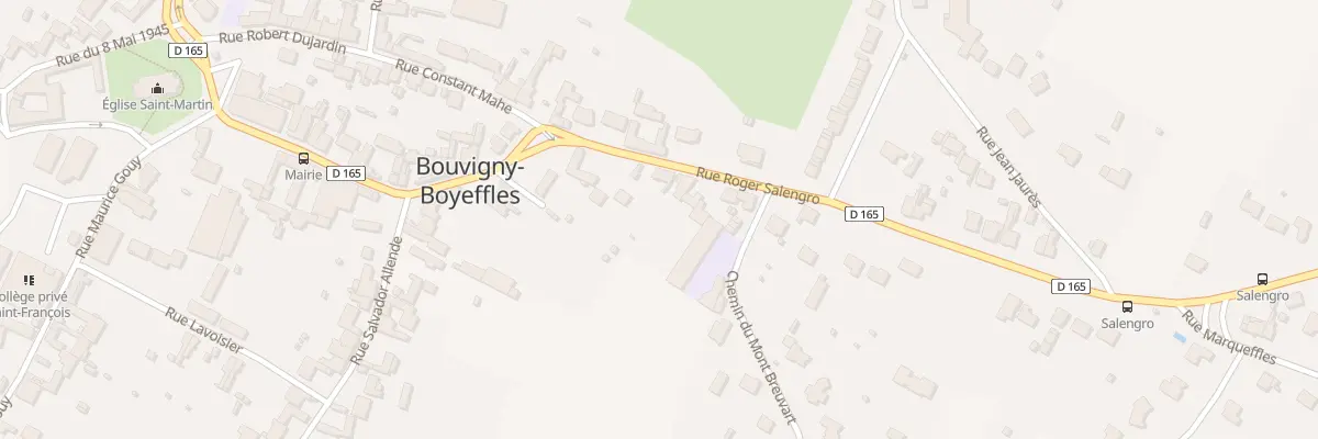 Plan du 8 Rue Roger Salengro à Bouvigny-Boyeffles