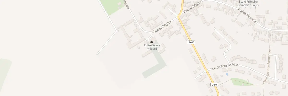 Plan du 13 Pl de l’Eglise à Arsy
