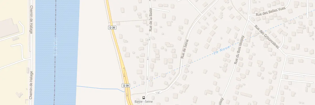 Plan du 69 Rue de la Baste à Vaux-le-Pénil
