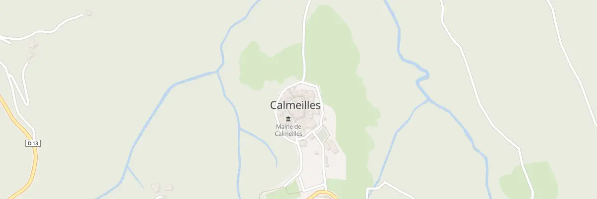 Plan du 12 Le Village à Calmeilles