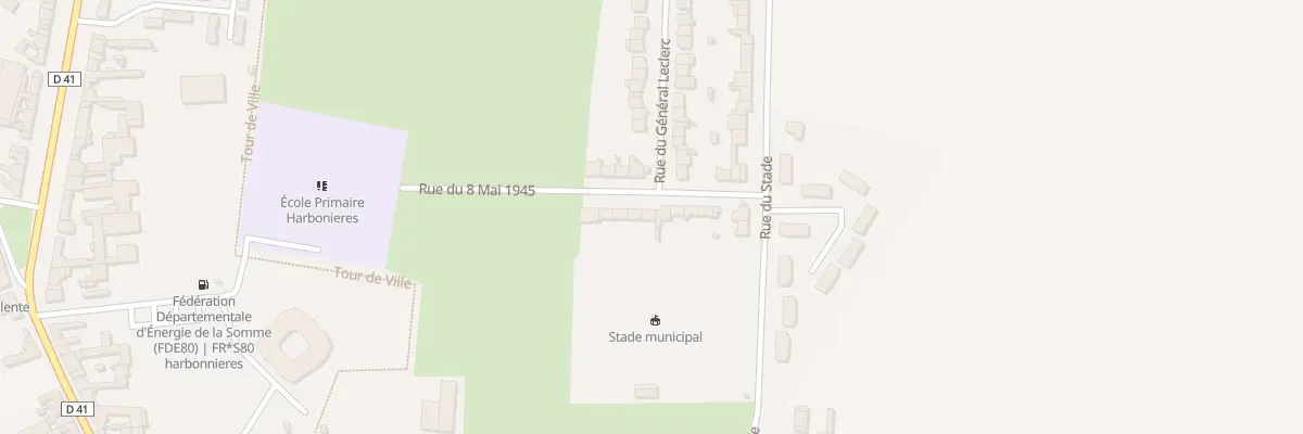 Plan du 9 Rue du 8 Mai 1945 à Harbonnières