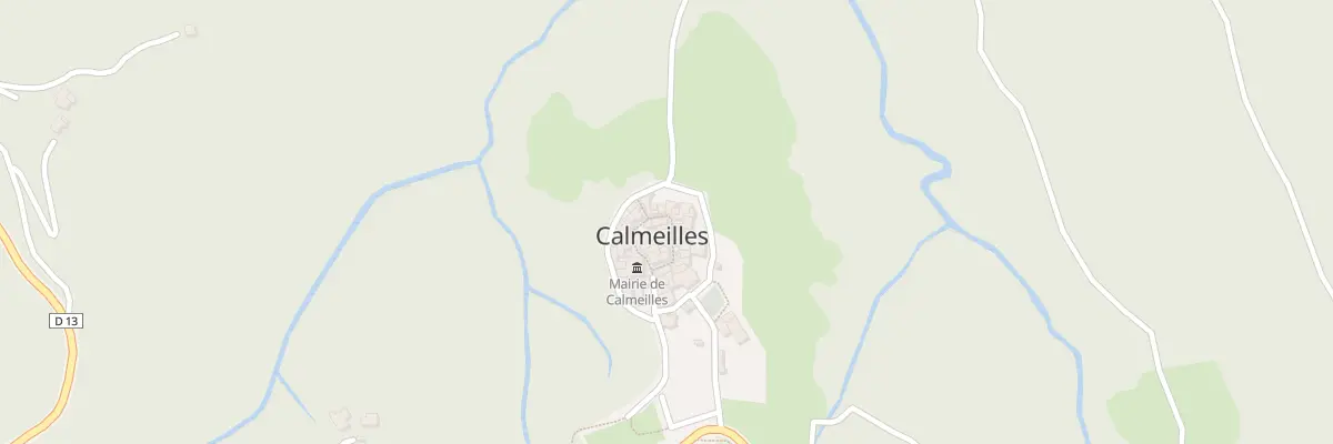 Plan du 70 Le Village à Calmeilles
